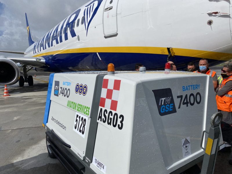 ITW GSE 7400 eGPU Ciampino Airport, Italy