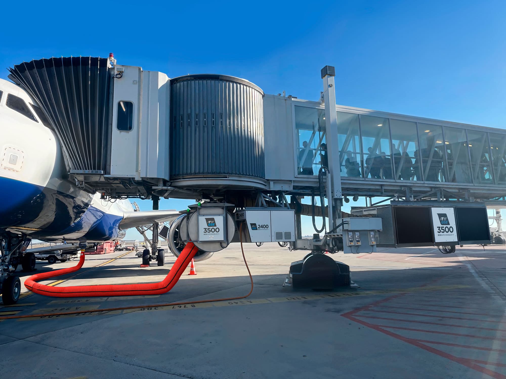 ITW GSE EcoGate installation image from venice airport