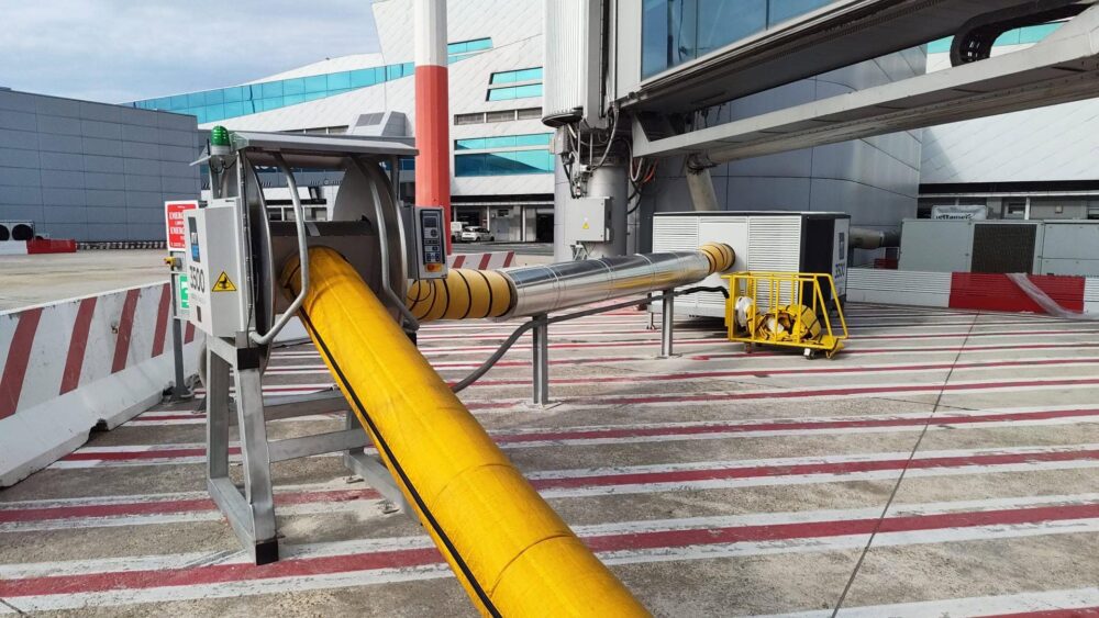 ITW GSE 3500 Air Coil fixed with the ITW GSE 3500 PCA – Rome FCO Airport, Italy