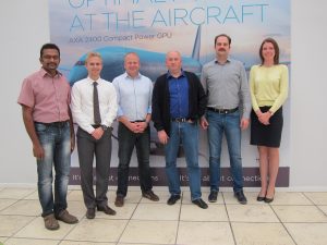 From left to right: Jeyalingam Kathirgamathambi, Martin Walsted, Jesper Nielsen ITW GSE AXA Power, Alexander Korytnikov, AEGE, Dmitry Lushin, Aviatransprocess & Olga Sergeeva AEGE